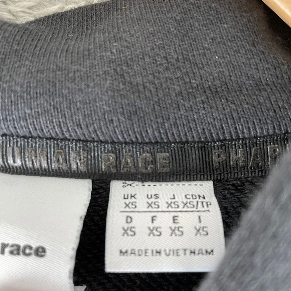 Adidas Humanrace Hoodie Mens XS Black Pharrell Williams Streetwear Sweatshirt‎